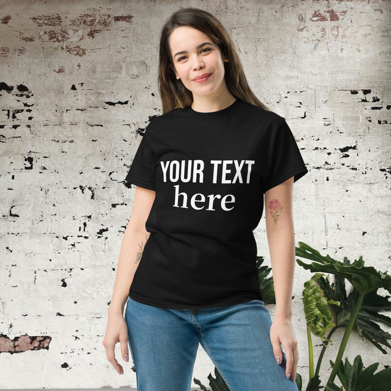 Lägg Till Din Egen Text - T-shirt