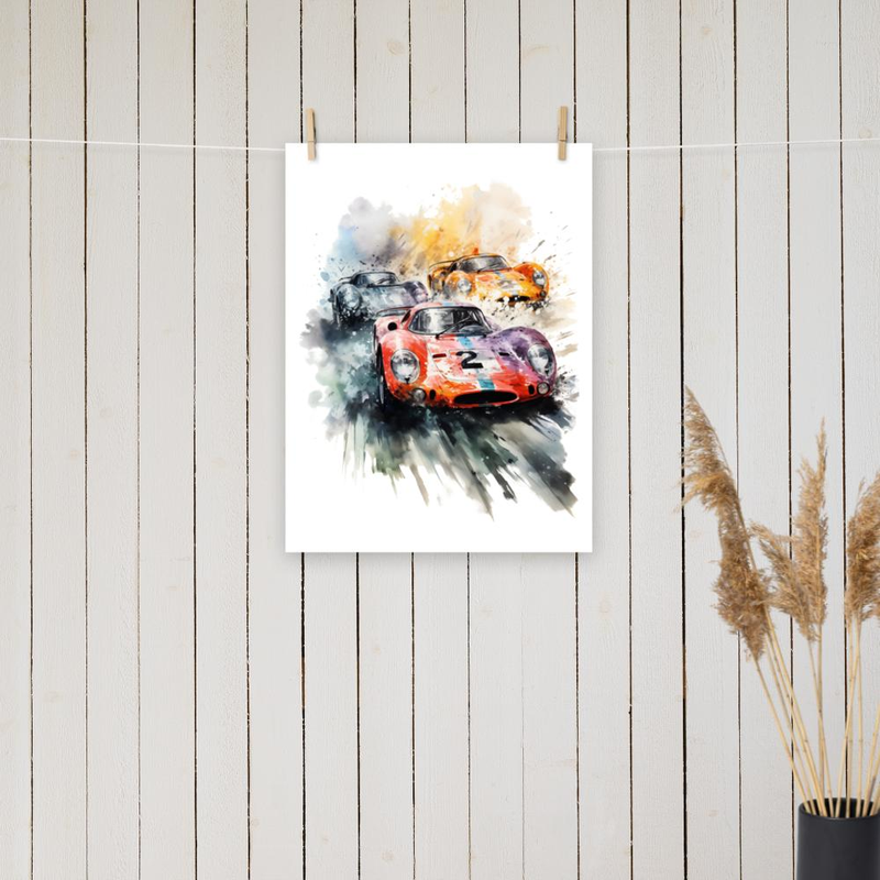 Le Mans - Three Cars poster