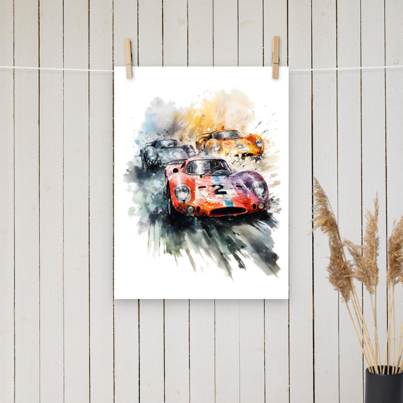 Le Mans - Three Cars poster