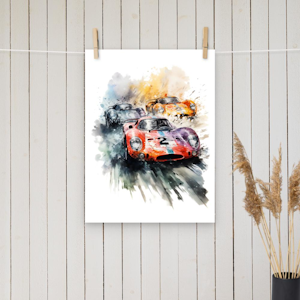 Le Mans - Three Cars poster
