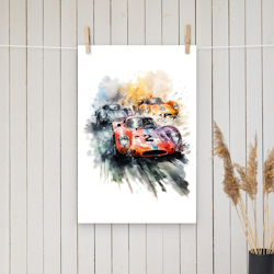 Le Mans - Three Cars poster