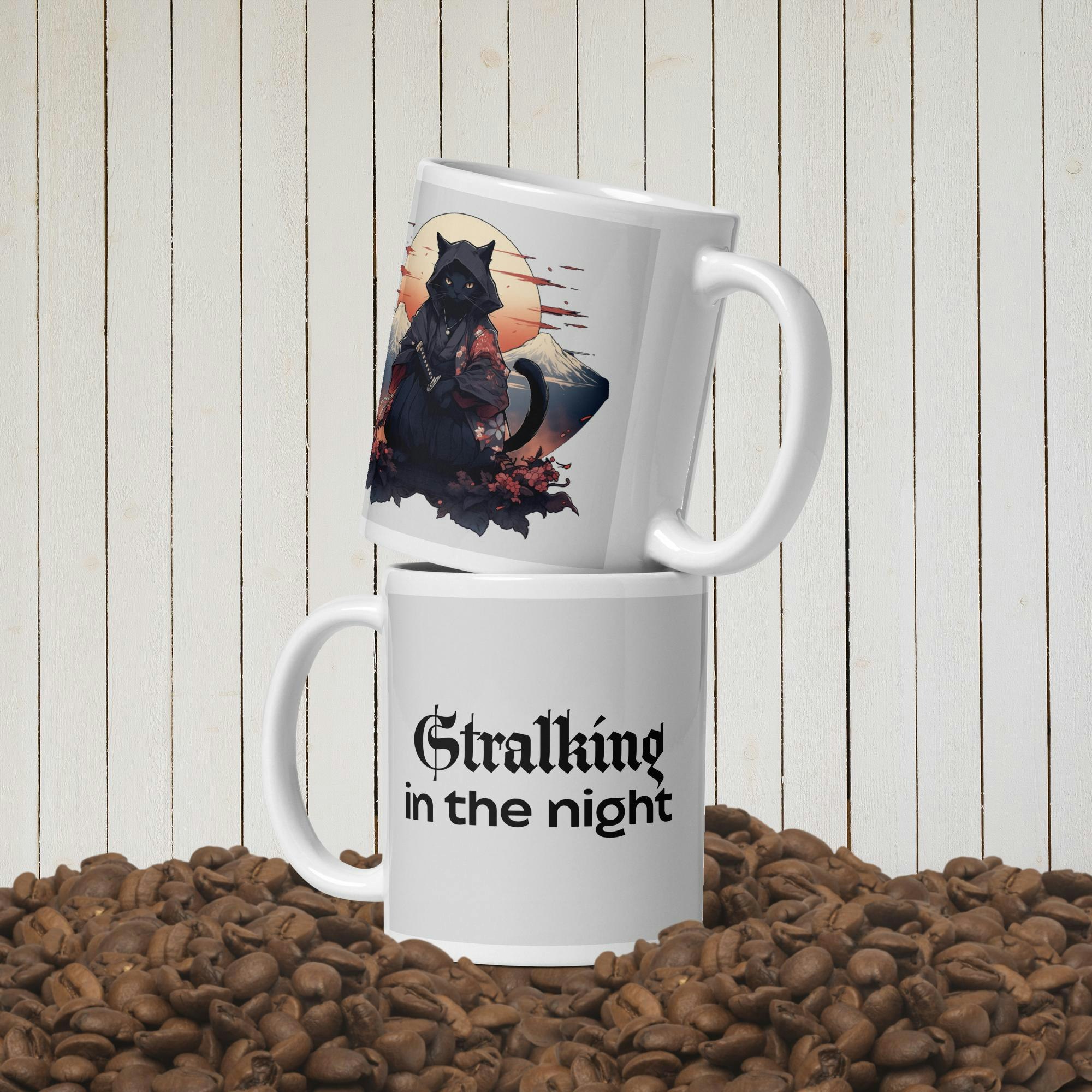 Stalking in the Night mug
