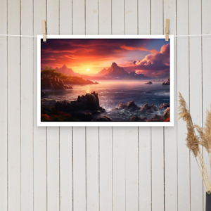 SunSet Bright Poster
