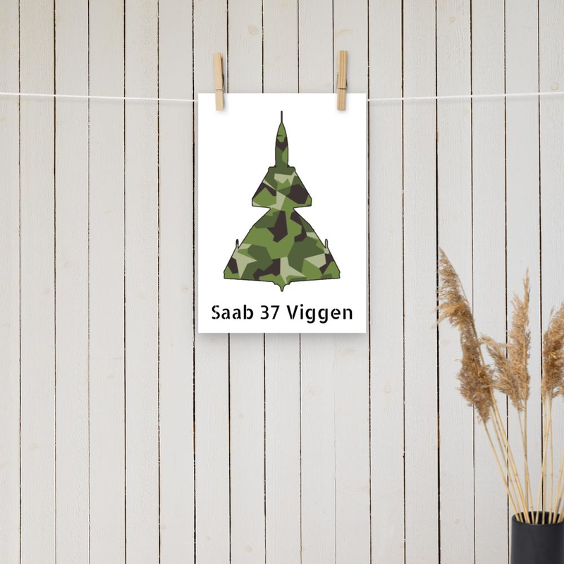 Saab 37 Viggen Poster