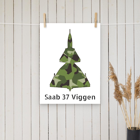 Saab 37 Viggen Poster