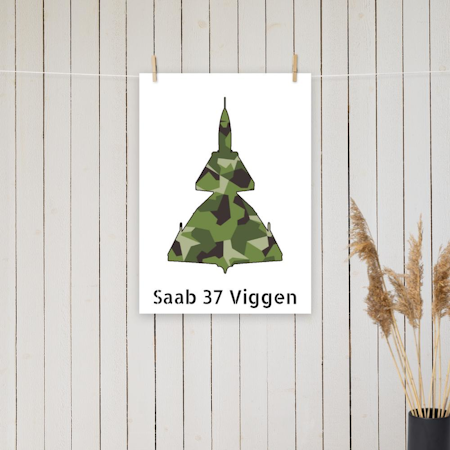 Saab 37 Viggen Poster