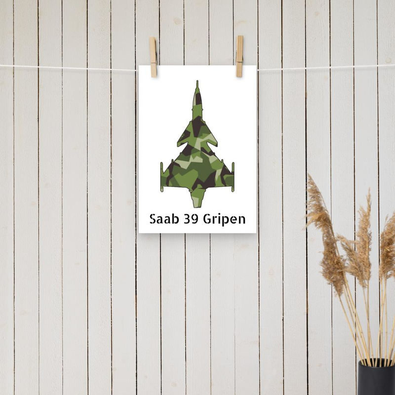 Saab 39 Gripen poster