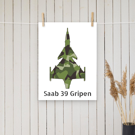 Saab 39 Gripen poster