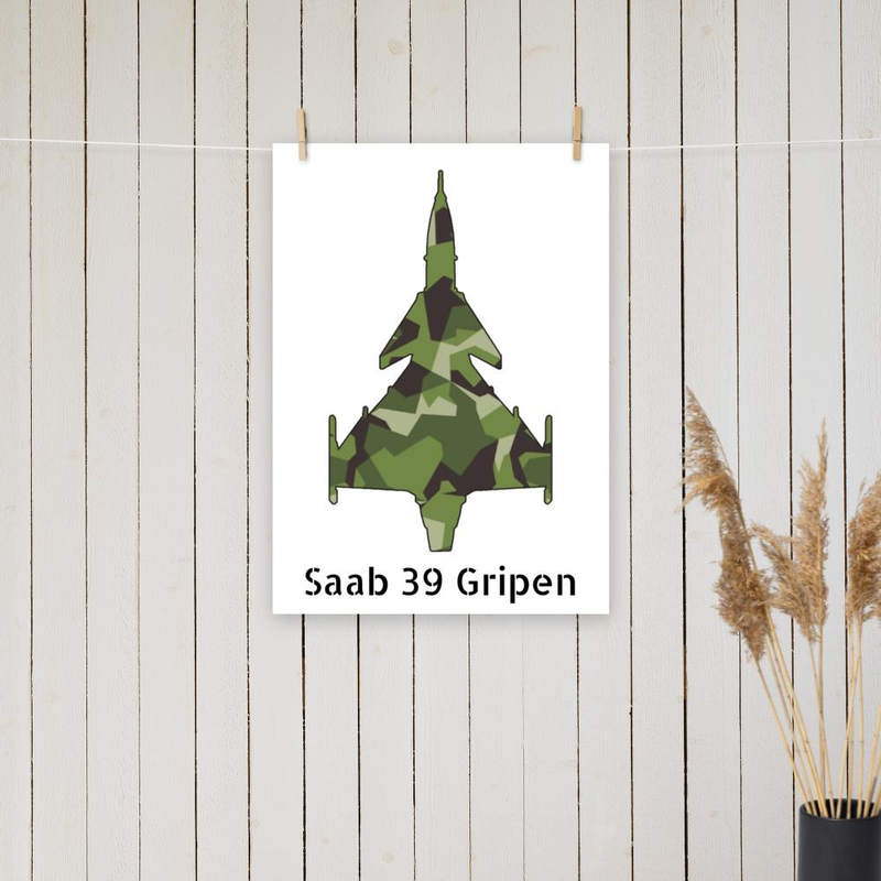 Saab 39 Gripen poster