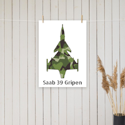 Saab 39 Gripen poster