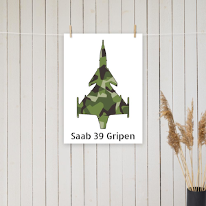 Saab 39 Gripen poster