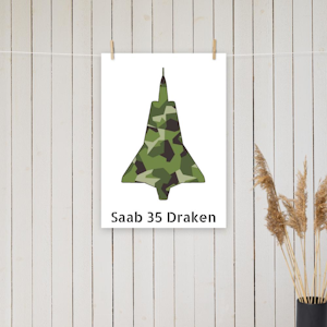 Saab 35 Draken poster
