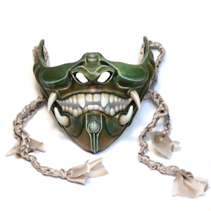 Handmade Oni Mask - Japanese demon mask