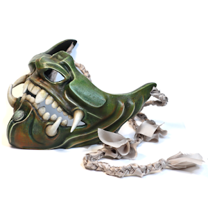 Handmade Oni Mask - Japanese demon mask