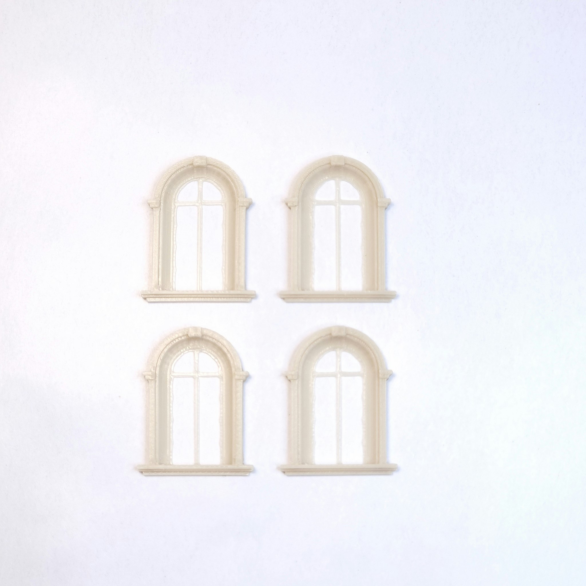 Window set 4 pcs 20x30 mm, scale 1/35