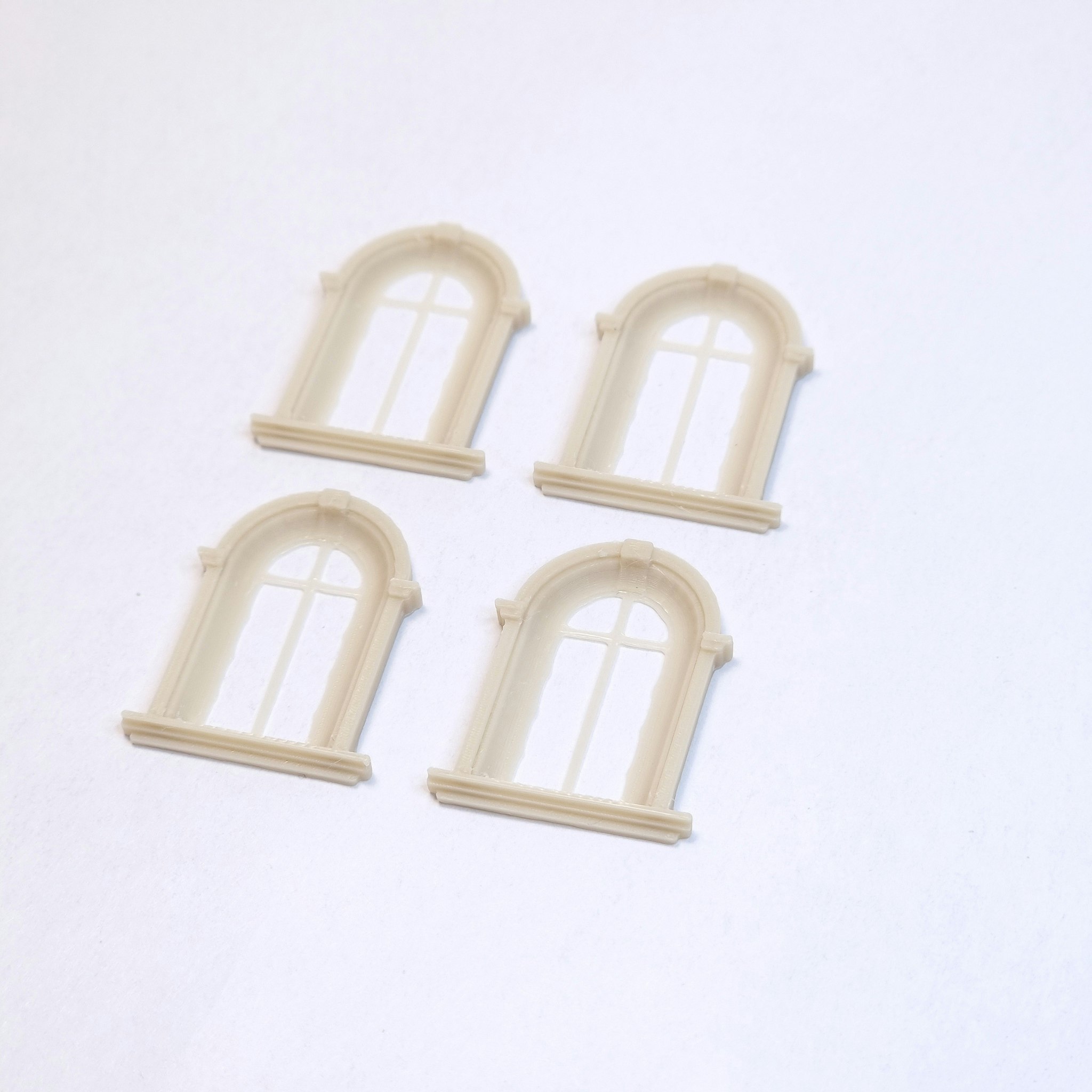 Window set 4 pcs 20x30 mm, scale 1/35