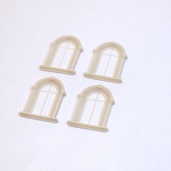 Window set 4 pcs 20x30 mm, scale 1/35