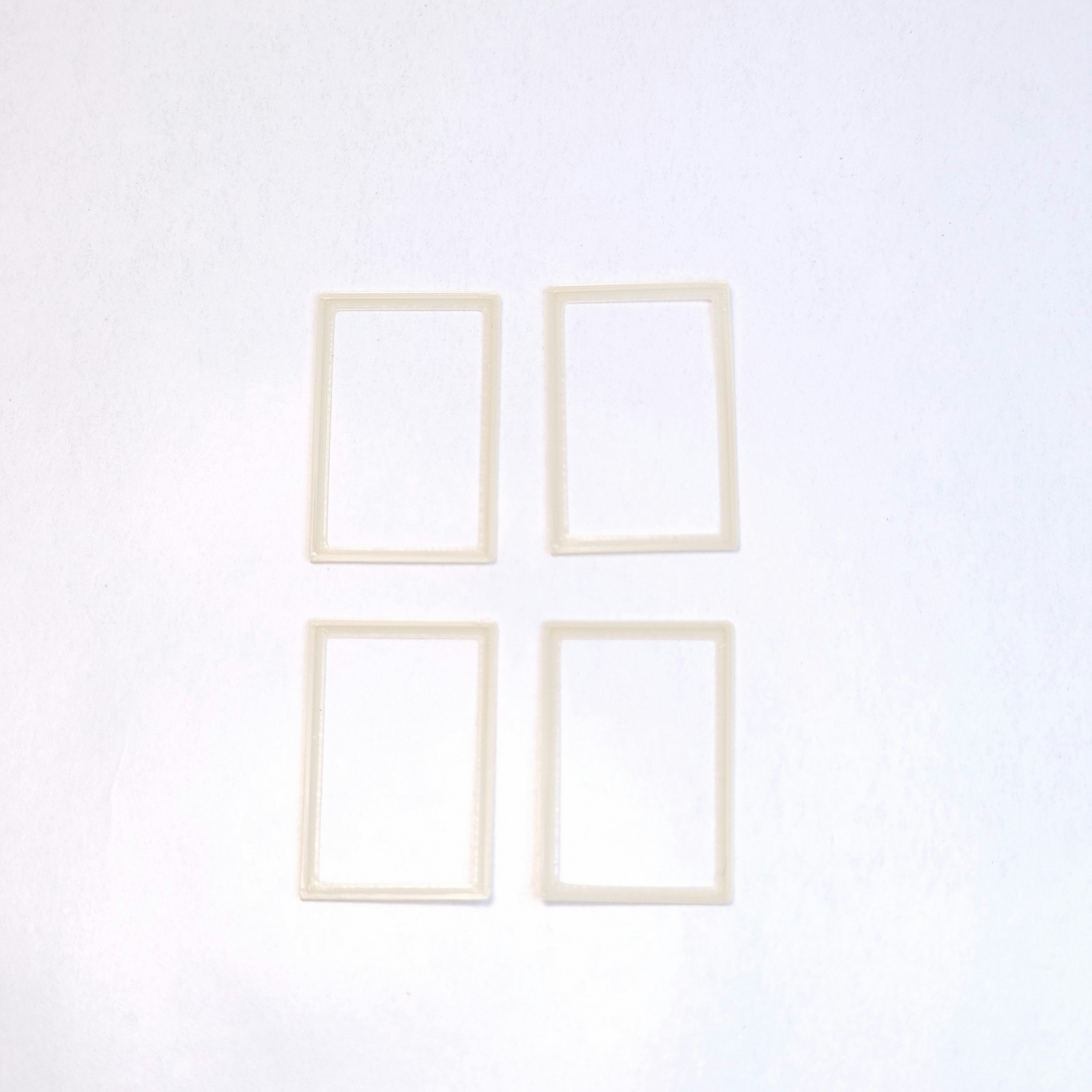 Window set 4 pcs 20x30 mm, scale 1/35