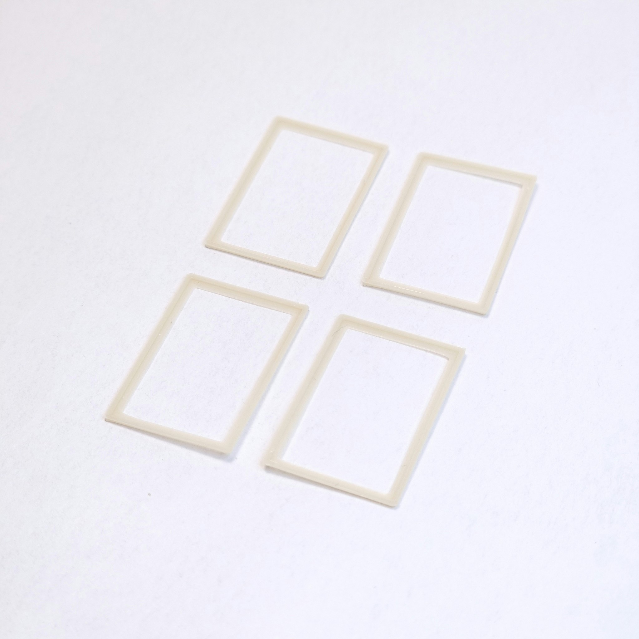 Window set 4 pcs 20x30 mm, scale 1/35