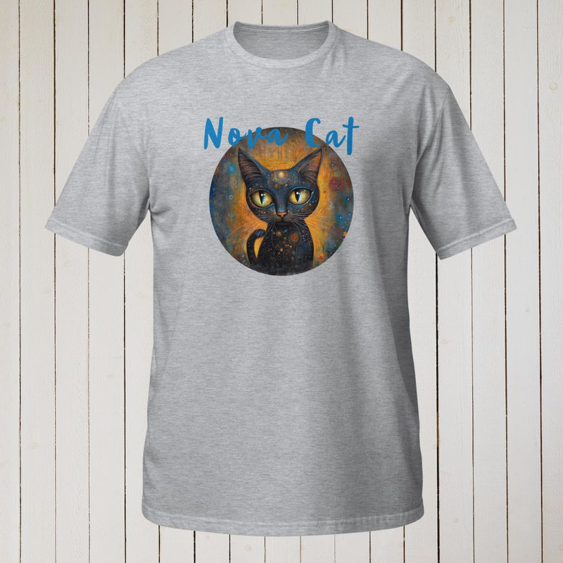 Nova Cat T-Shirt sportgrå