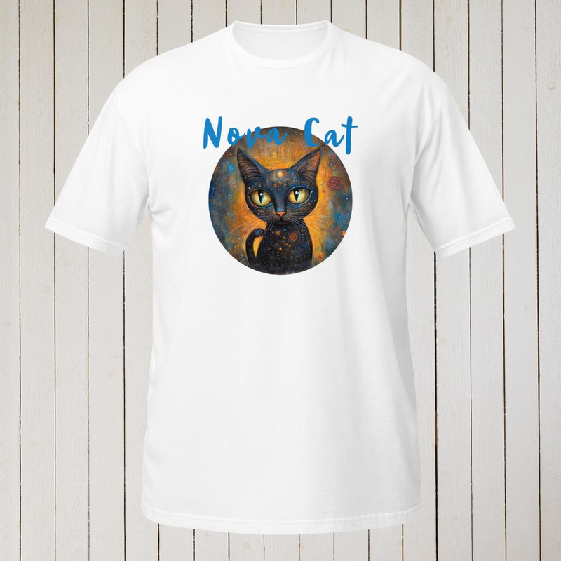 Nova Cat T-Shirt vit