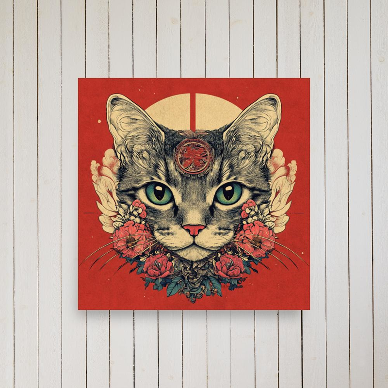Luna Cat Poster