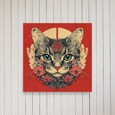 Luna Cat Poster