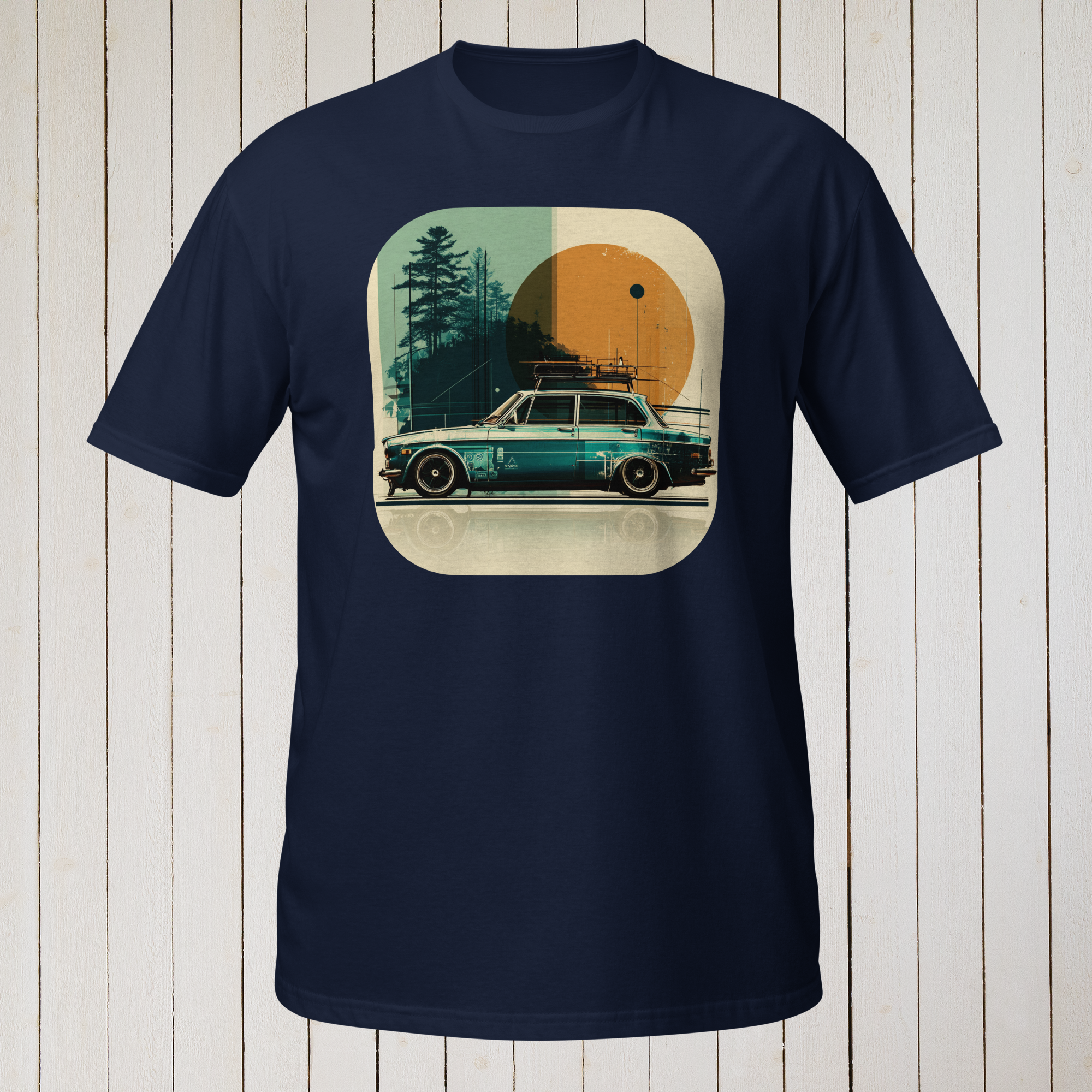 Sunset Burnout T-shirt (w/o text)