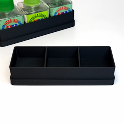 Storage solution for cement adhesive - 3 in a row