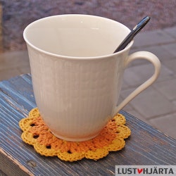 CURRYBLOMMA virkat glasunderlägg/coaster