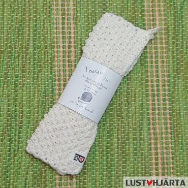 Stickad disktrasa - 30% lin 70% bomull