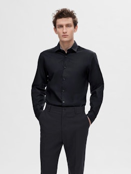 MARK SLIM SHIRT BLACK