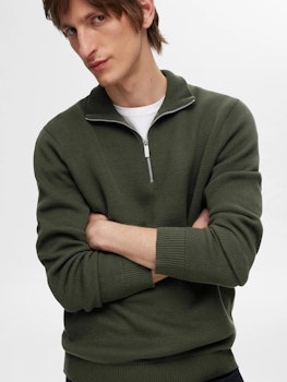 DANE HALF ZIP FOREST