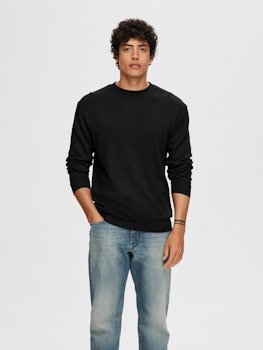 EMANUEL SUPER SOFT SWEATER BLACK