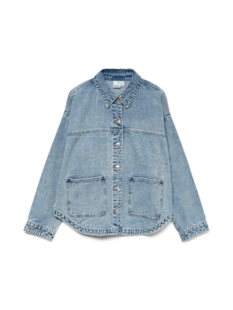 JAMIE DENIM SHACKET BLUE