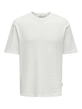 GIVO KNIT TEE WHITE
