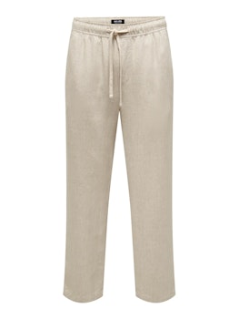 SINUS VISC LIN PANT OATMEAL