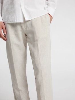 LEROY LUX LINEN PANT PURE CASHMERE