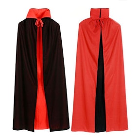 Utklädnad med Svart / Röd Cloak - Maskerad / Halloween
