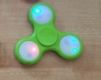 LED finger spinner