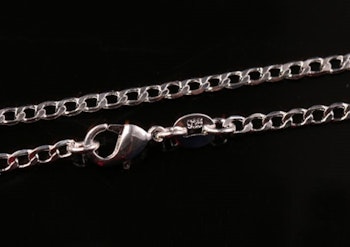 925 Silver ( stämplat ) Halsband