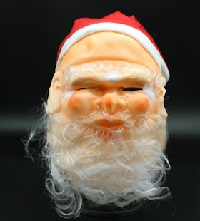 Santa Claus Mask med Mössa
