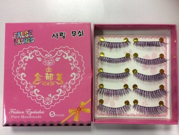 Handgjorda Ögonfransar 5 pair/pack  Tillverkad i Taiwan