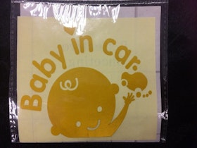 " Baby in Car "  Klistermärken