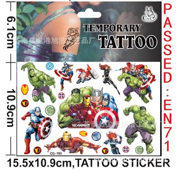 The Avengers Tatuering
