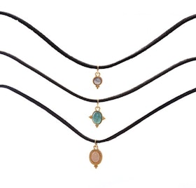 Hänge Halsband Kedje , Turkos Halsband