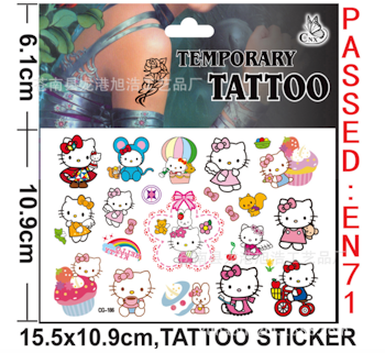 Hello Kitty Tatuering