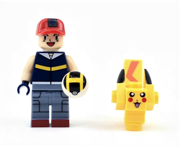 Pokémon SMinifigs Pikachu Squirtle Gangar Mew Ash Poke Ball