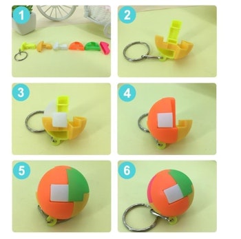 Mini Rubik's  Nyckelring