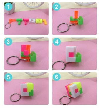 Mini Rubik's Hängande